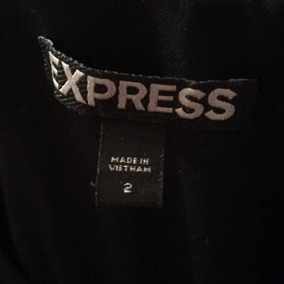 Black  Express dress size 2 - Picture 3 of 4